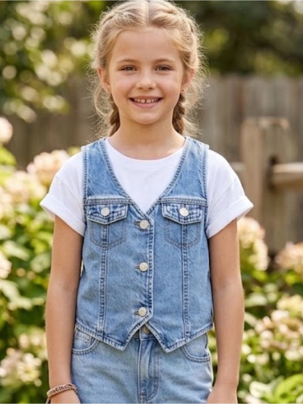 Art Class Girls Denim Vest